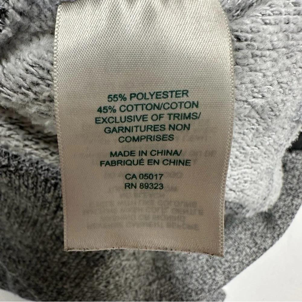 Roots Gray Zip-Up Hoodie size S